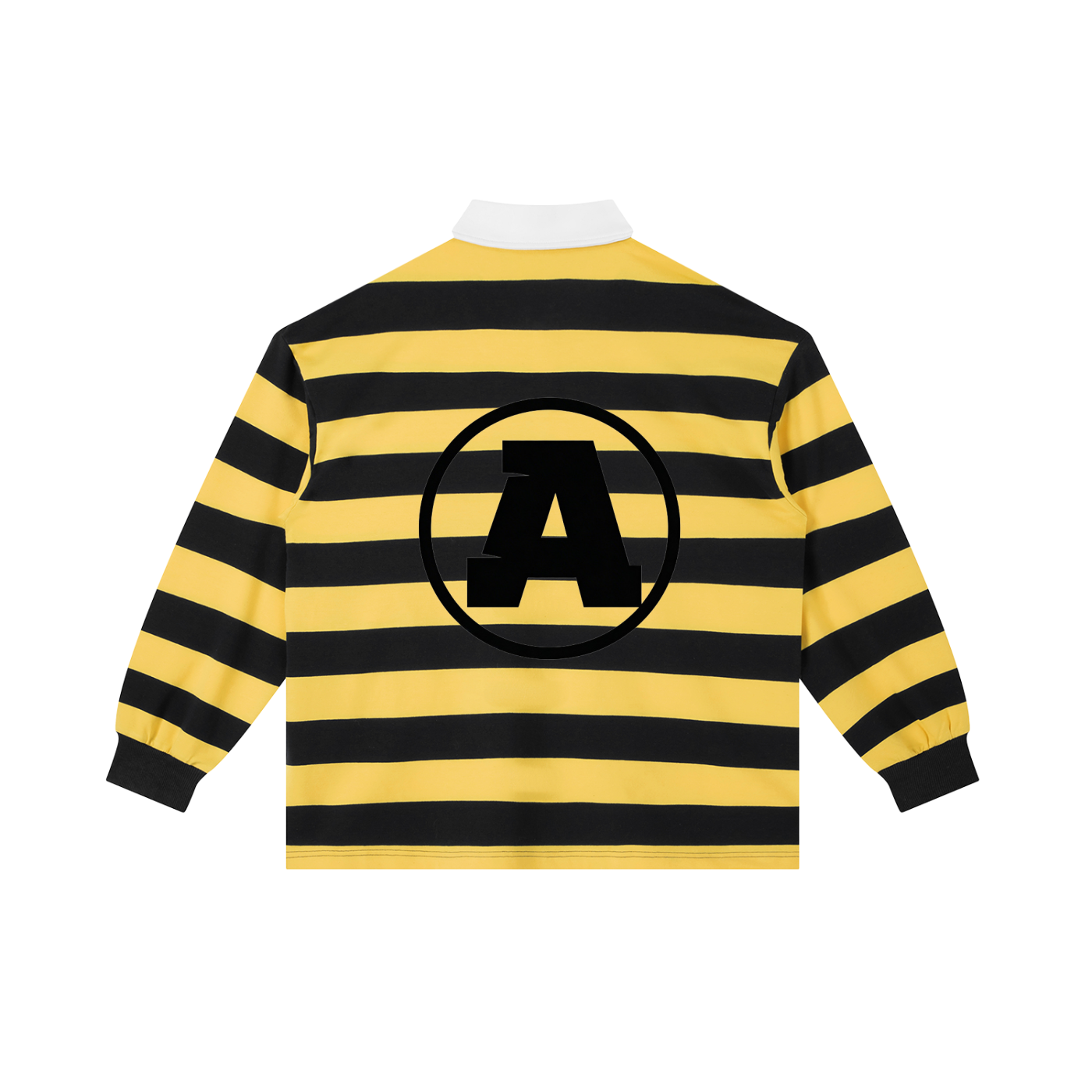 Y/B AUREUM Color Block Stripe Polo Shirt