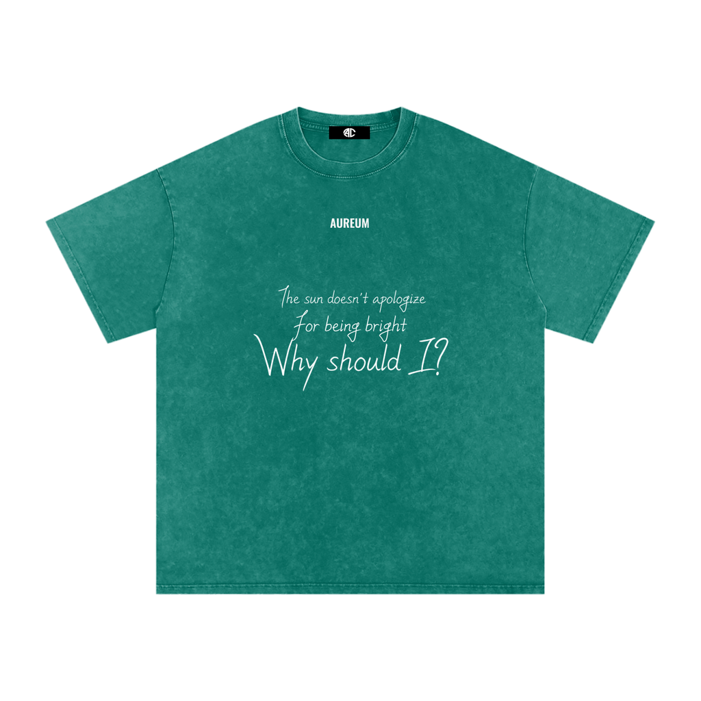 Unapologetic Washed Oversized  T-Shirt