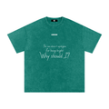 Unapologetic Washed Oversized  T-Shirt