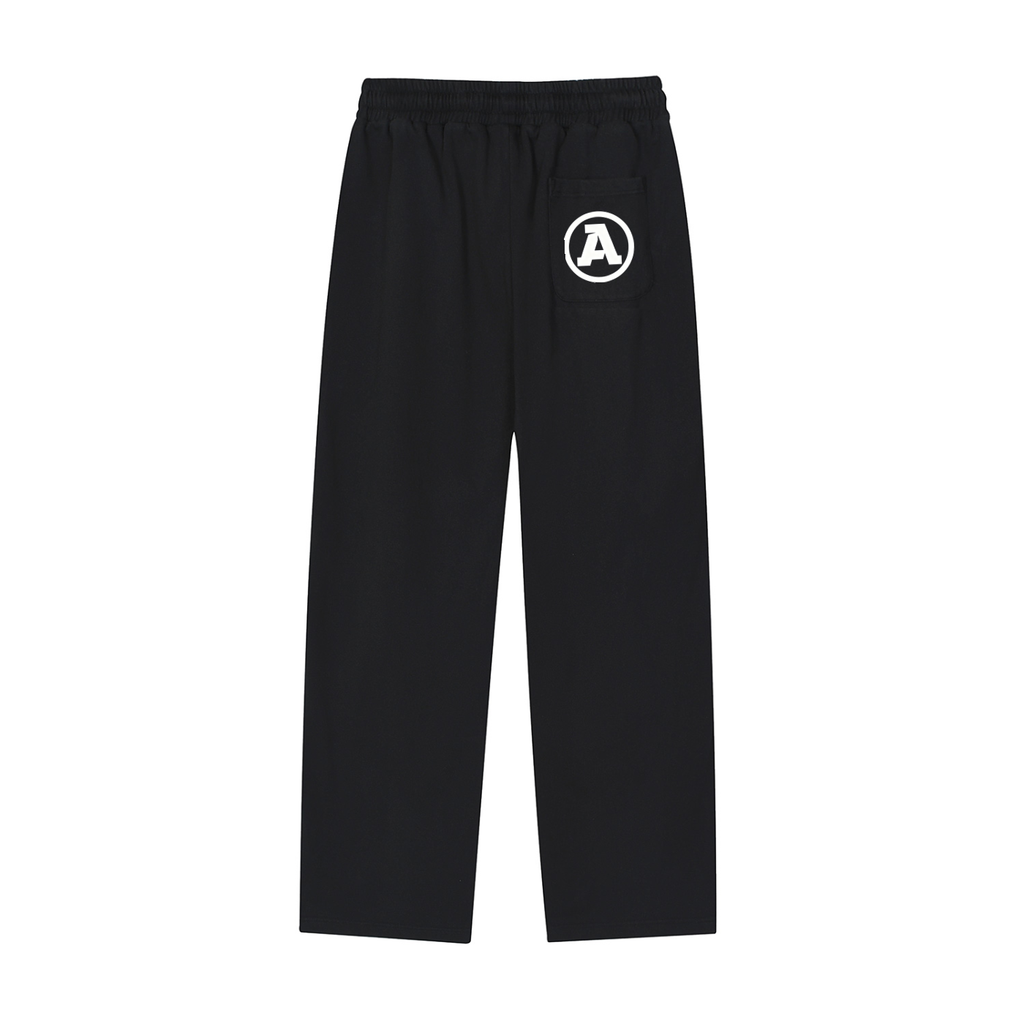 AUR-EUM Reflection Striped Straight-Leg Sweatpants