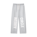 AUREUM CIRCLE Contrast-Stitched Fleece Sweatpants