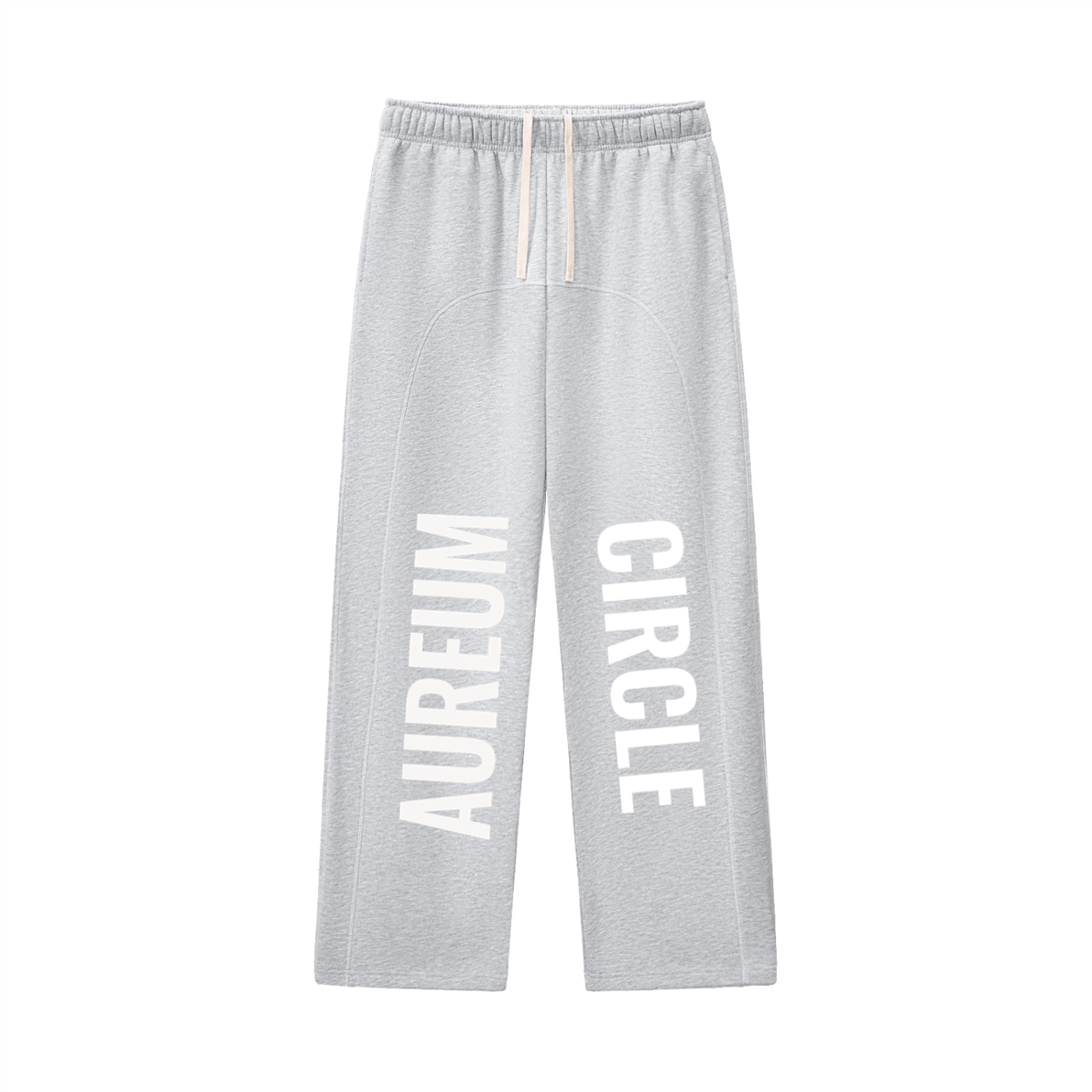 AUREUM CIRCLE Contrast-Stitched Fleece Sweatpants