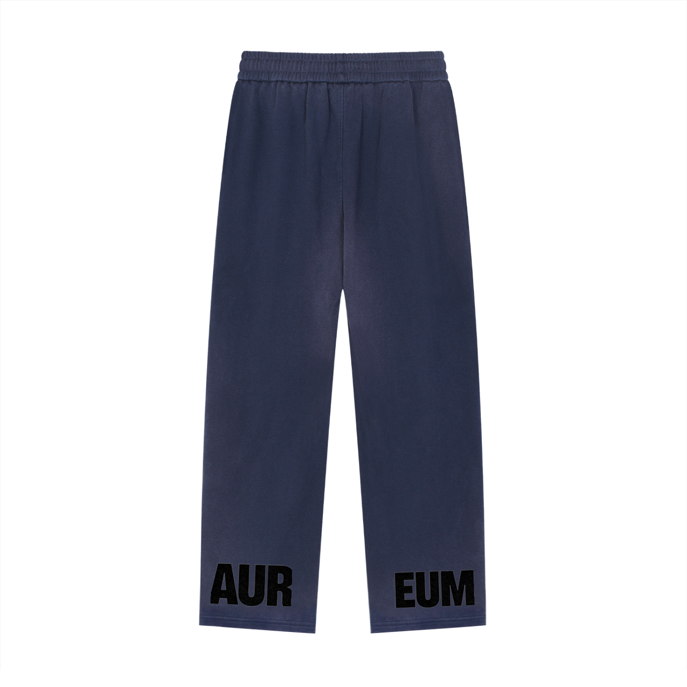 Sun Fade Raw Edge Straight-Leg Sweatpants