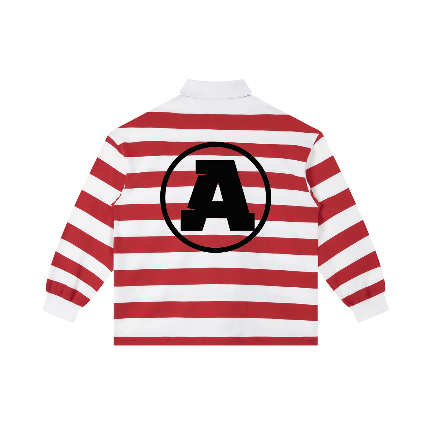 W/R AUREUM Color Block Stripe Polo Shirt