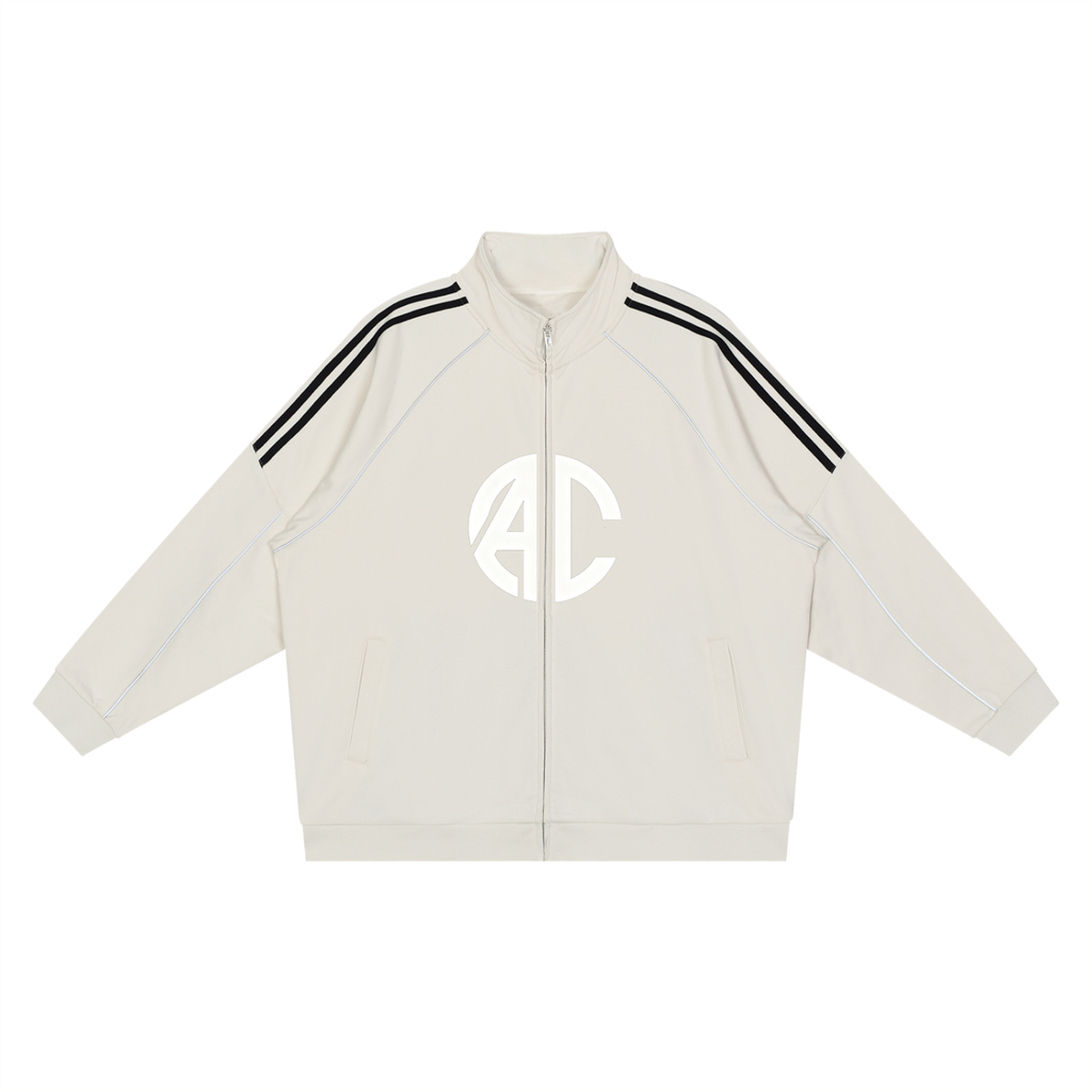 A/C Reflection Striped Raglan Sleeve  Jacket