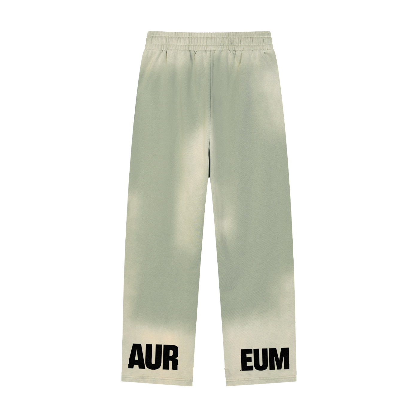 Sun Fade Raw Edge Straight-Leg Sweatpants