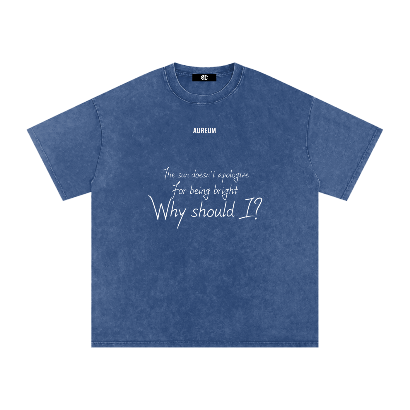 Unapologetic Washed Oversized  T-Shirt