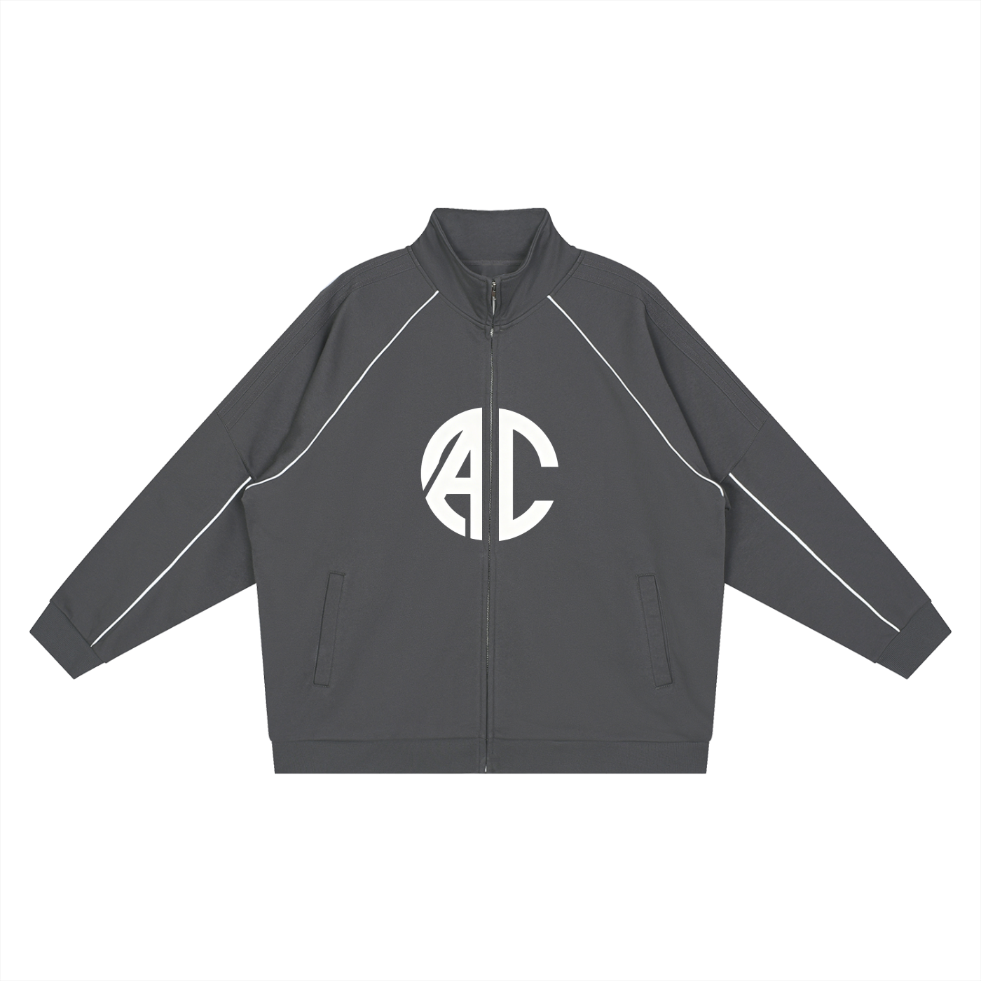 A/C Reflection Striped Raglan Sleeve  Jacket