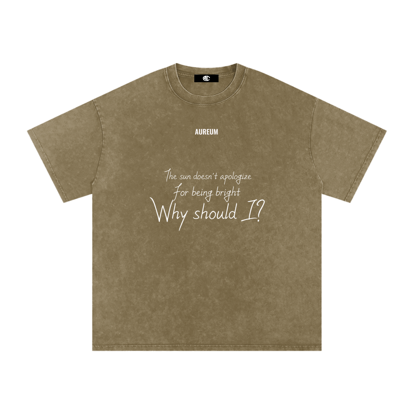 Unapologetic Washed Oversized  T-Shirt