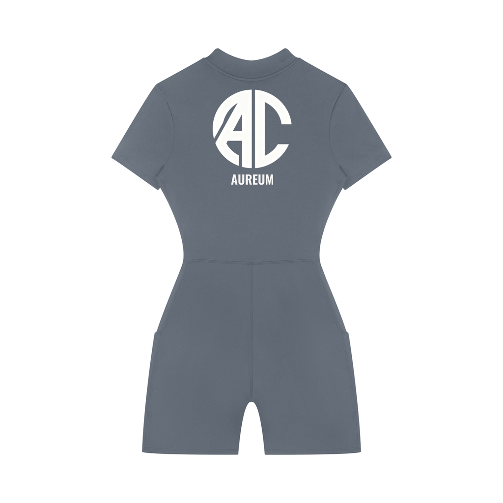 AUREUM x PORSCHE GIRL Women's Short Sleeve Romper