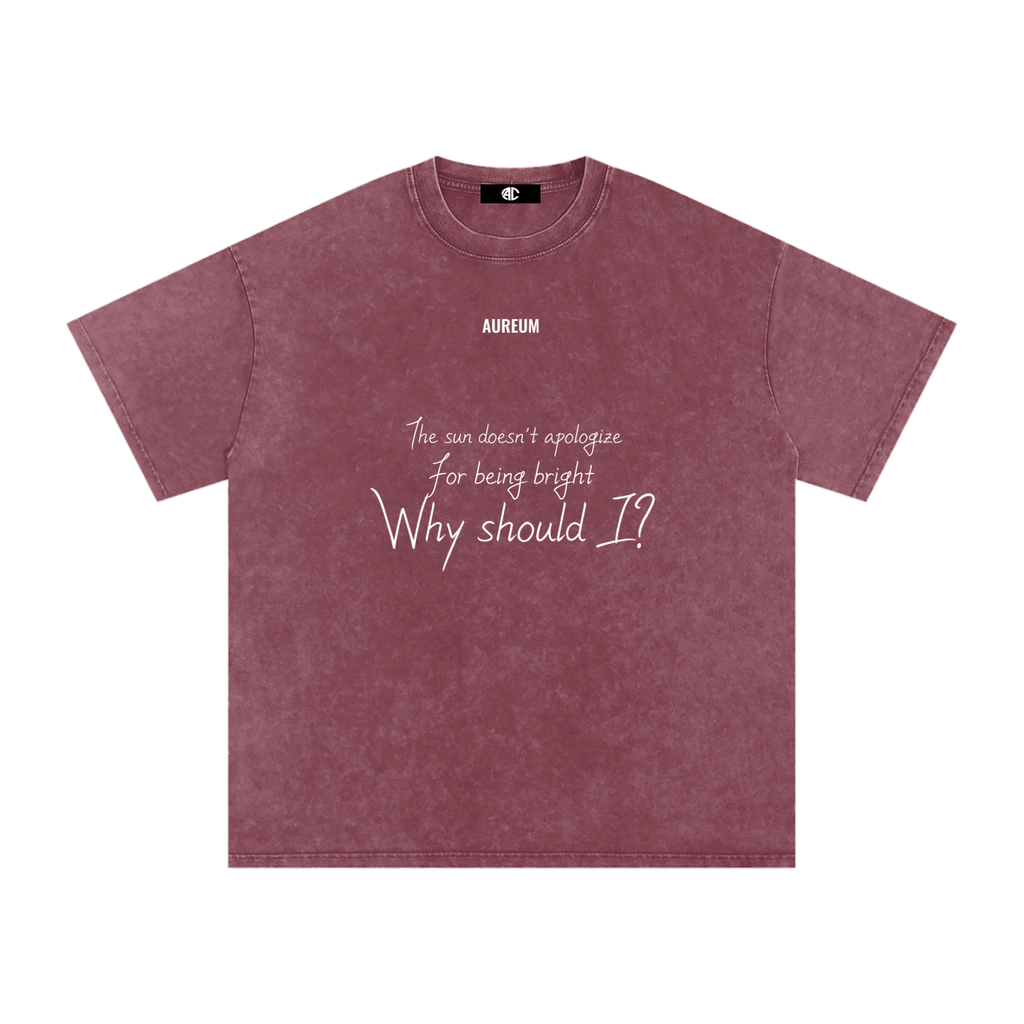 Unapologetic Washed Oversized  T-Shirt