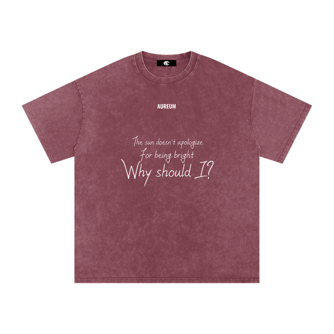 Unapologetic Washed Oversized  T-Shirt