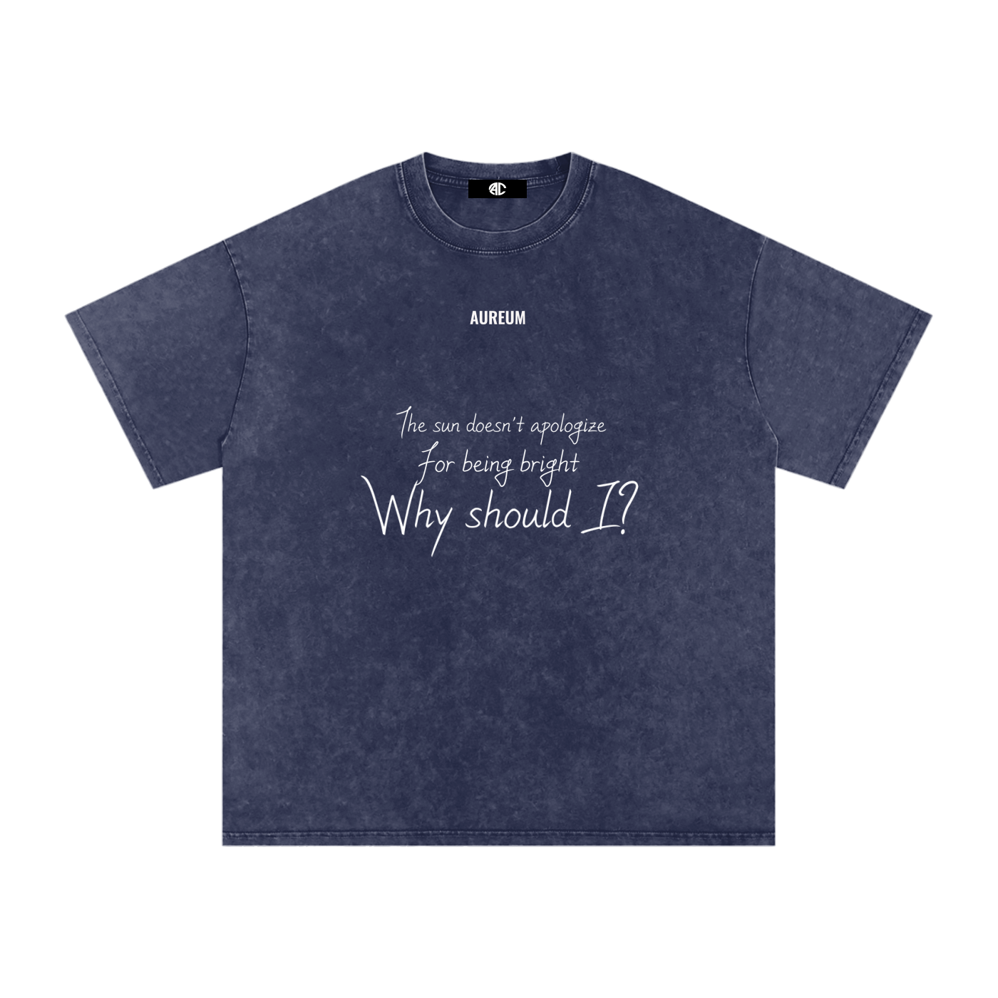 Unapologetic Washed Oversized  T-Shirt