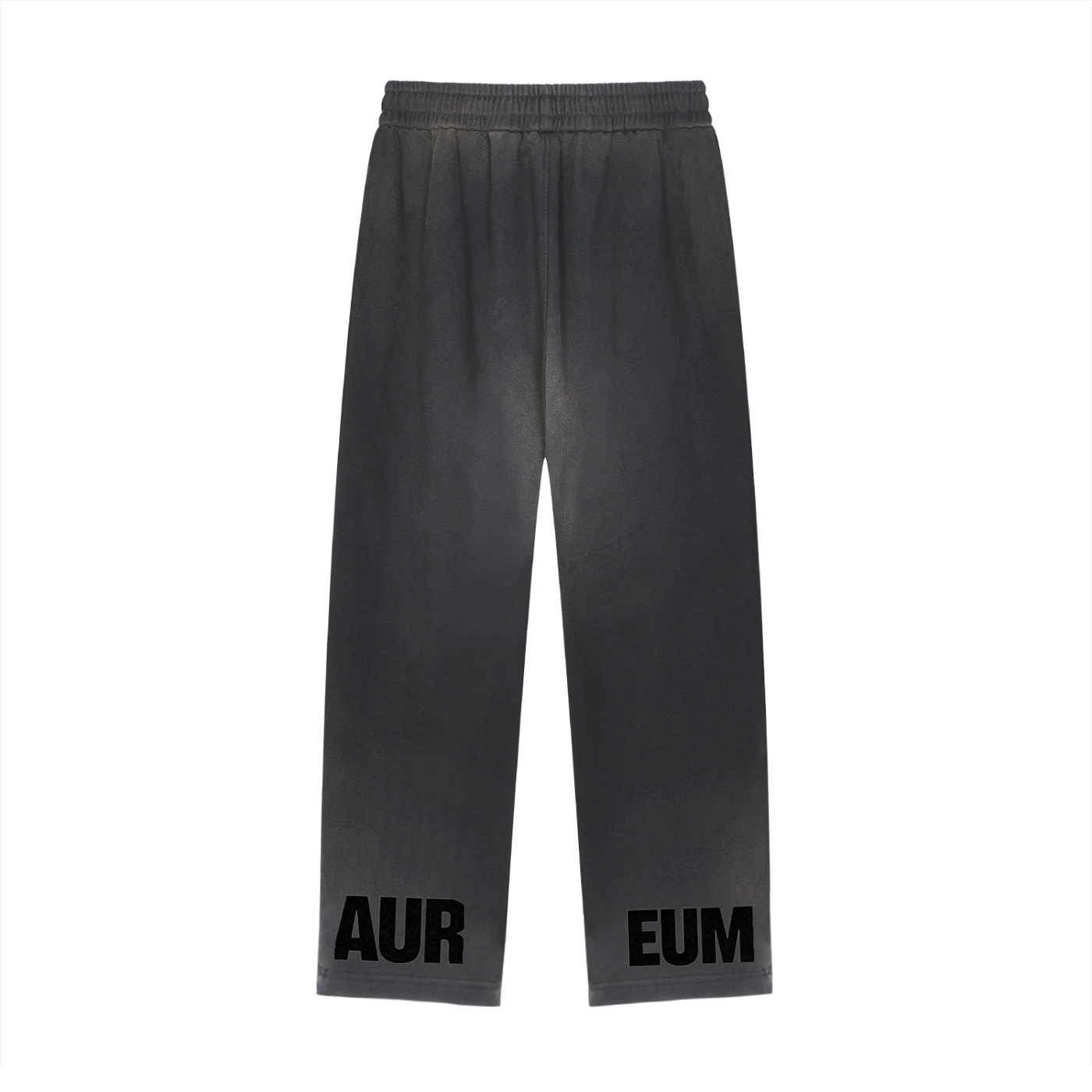 Sun Fade Raw Edge Straight-Leg Sweatpants