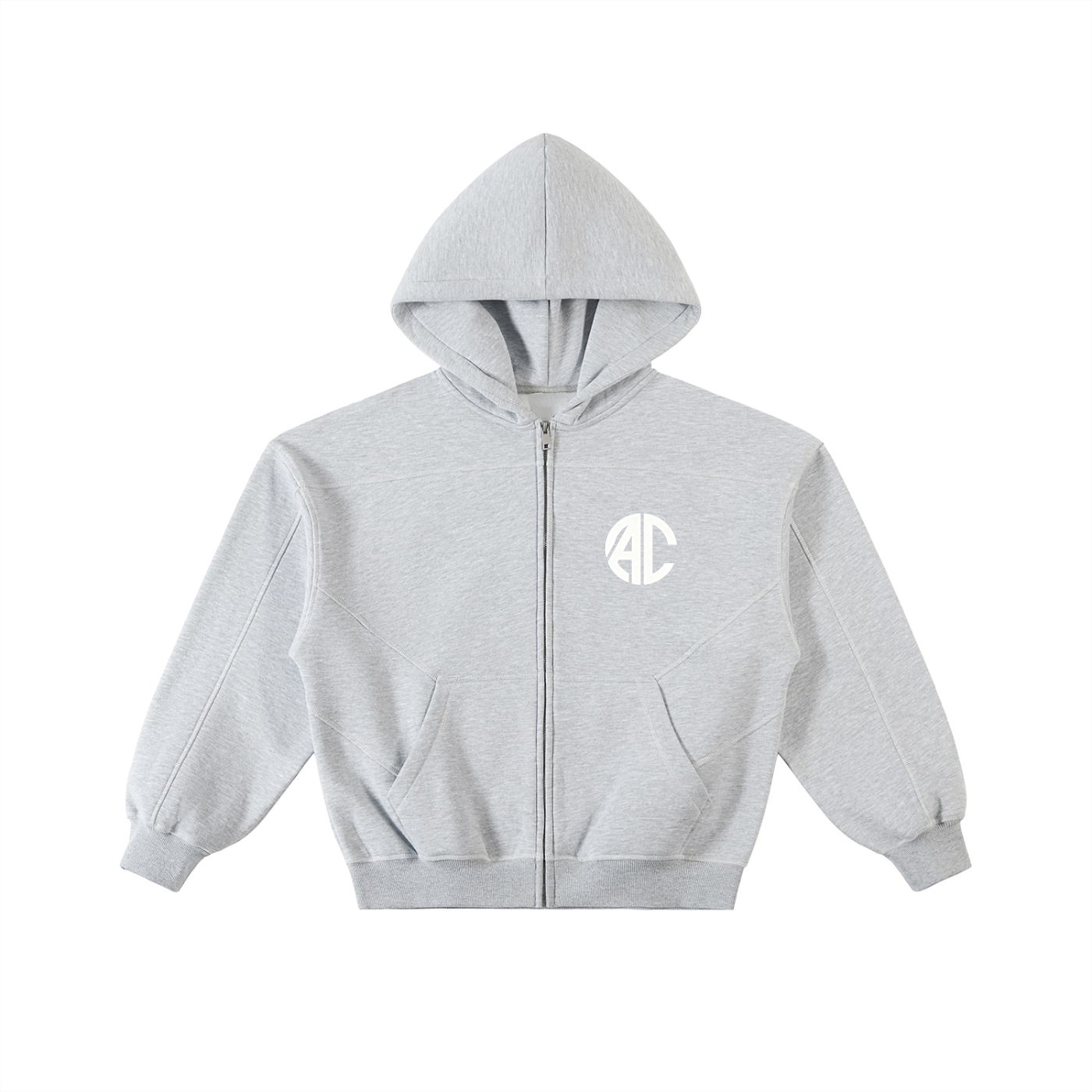 AUREUM Boxy Fleece Zip Hoodie