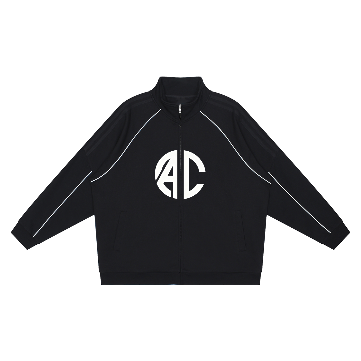 A/C Reflection Striped Raglan Sleeve  Jacket