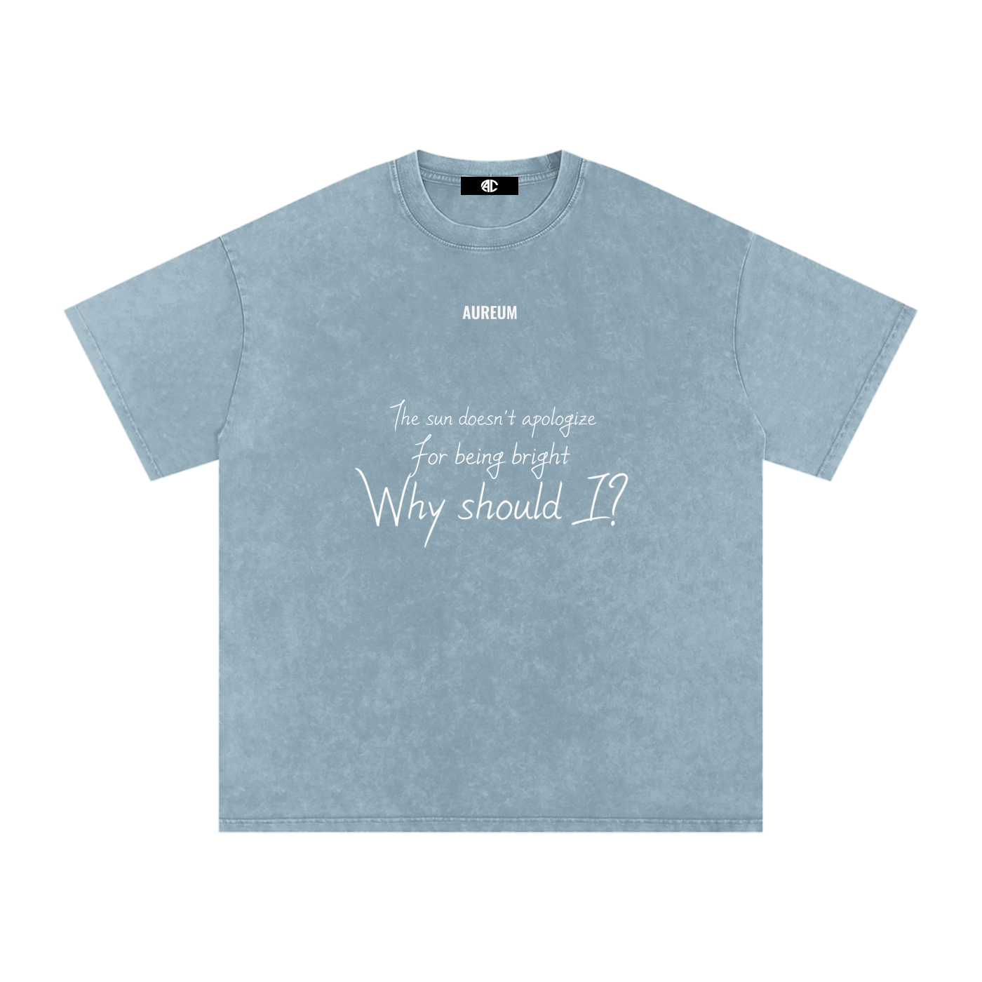 Unapologetic Washed Oversized  T-Shirt