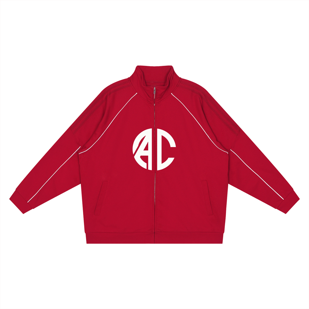 A/C Reflection Striped Raglan Sleeve  Jacket