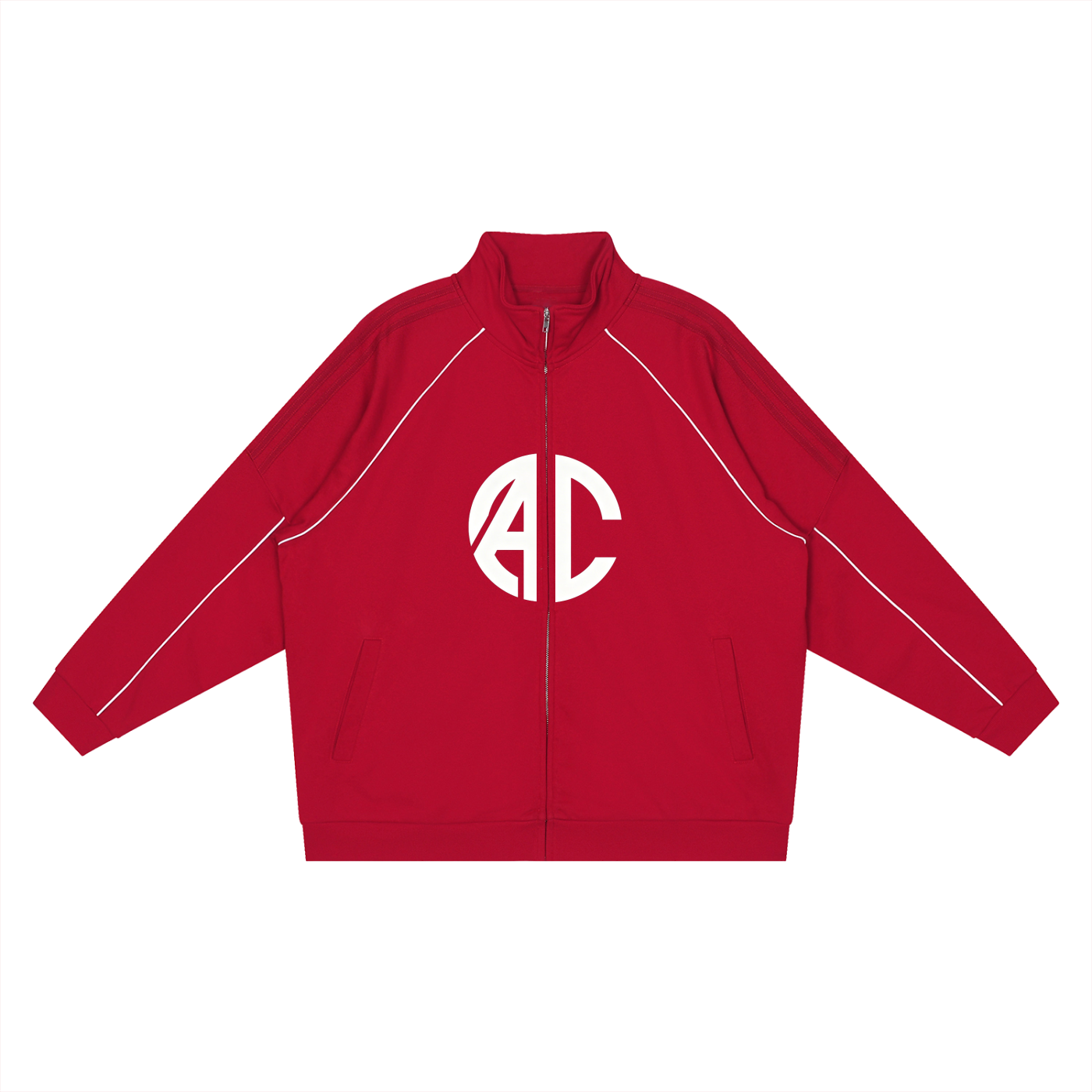 A/C Reflection Striped Raglan Sleeve  Jacket