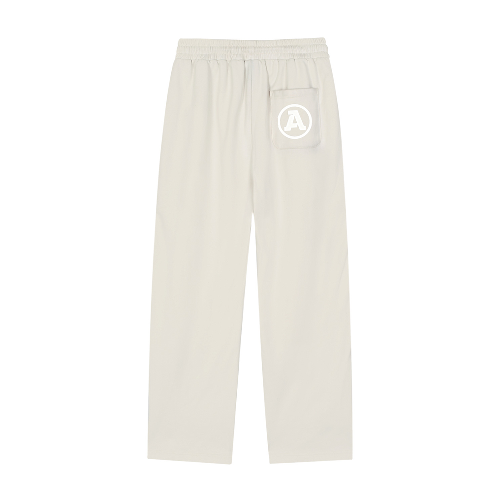 AUR-EUM Reflection Striped Straight-Leg Sweatpants