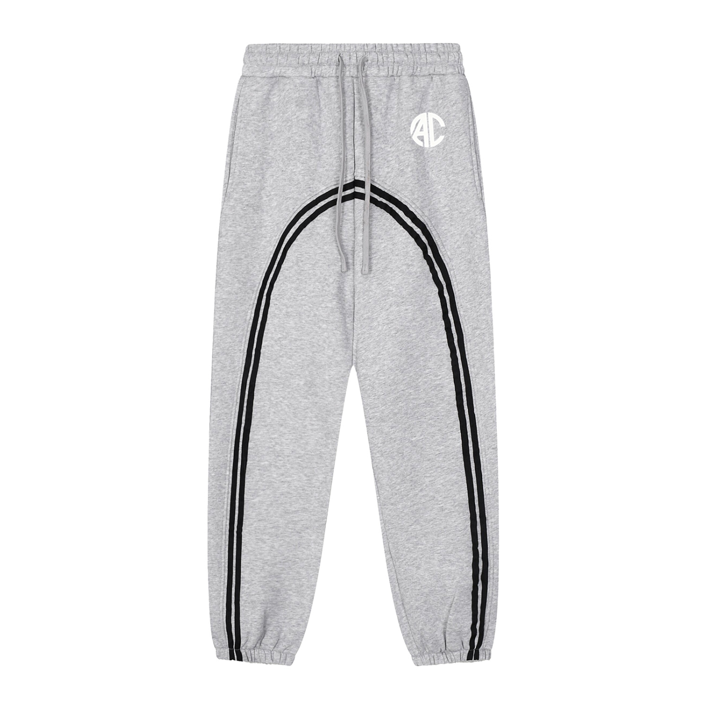 AC Sun Fade Contrast Tape Fleece Jogged Sweatpants