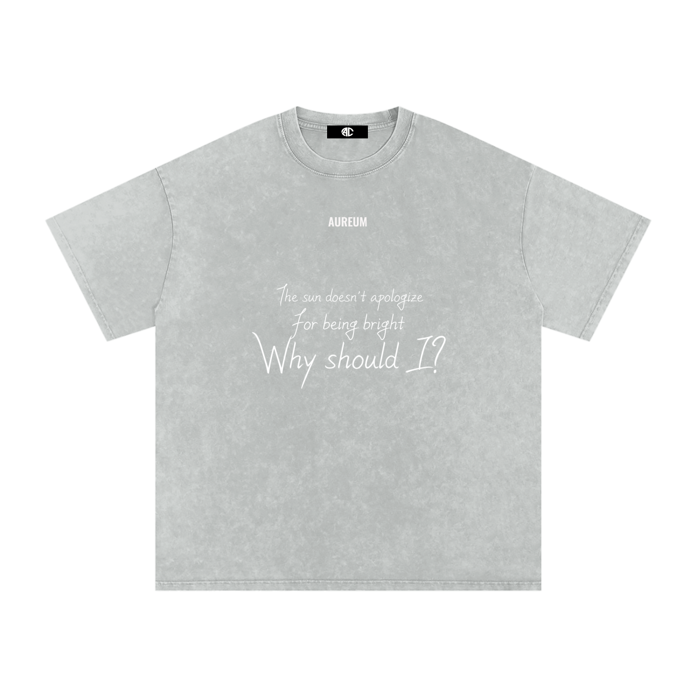 Unapologetic Washed Oversized  T-Shirt