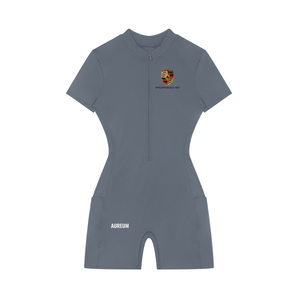 AUREUM x PORSCHE GIRL Women's Short Sleeve Romper